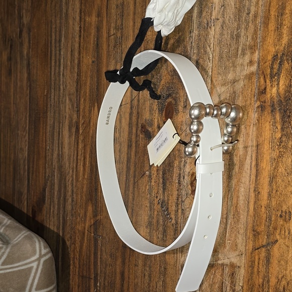Sandro BUBBLE BELT BLANC - Picture 3 of 7